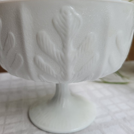 Milk Glass Centerpeice Bowl | 1970's