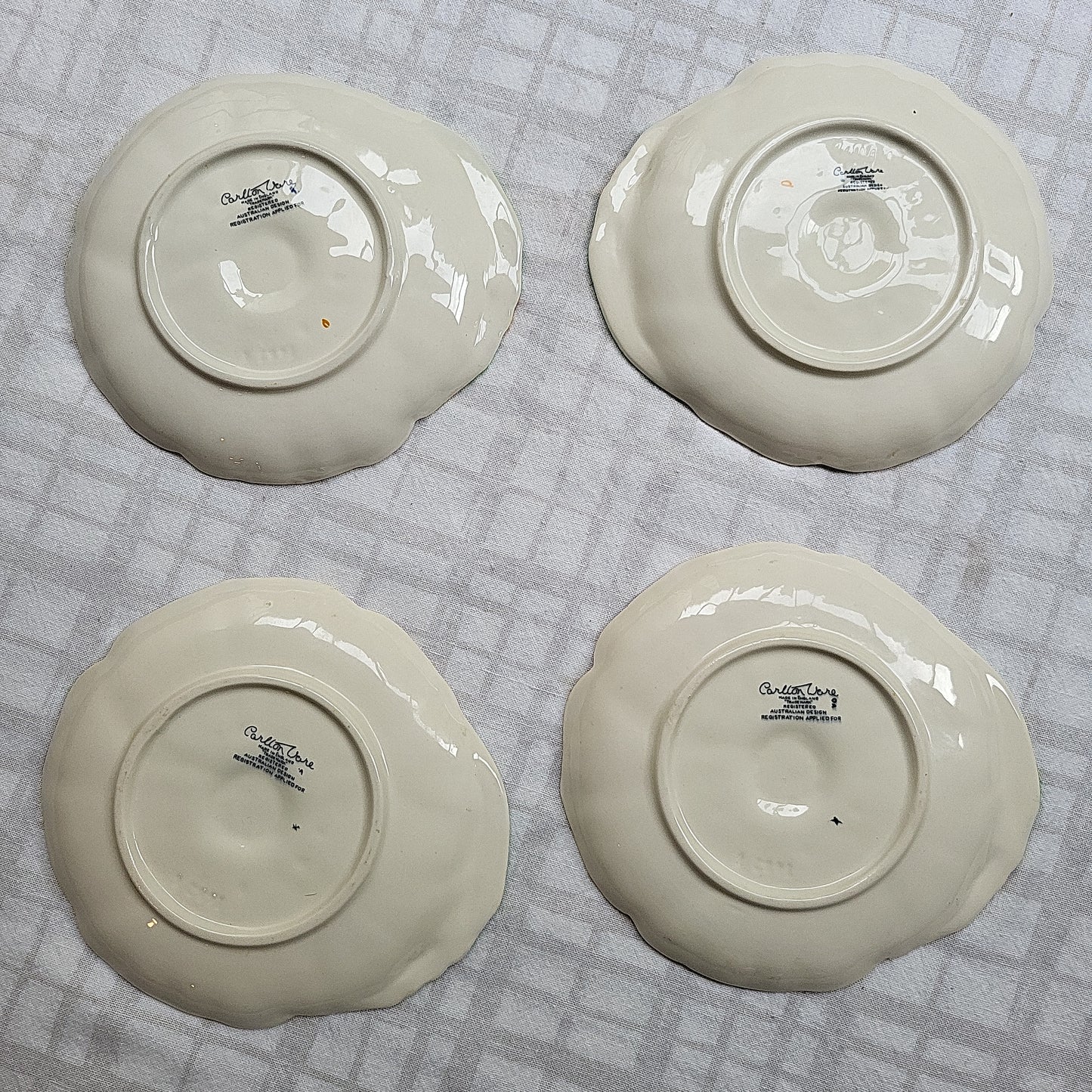 Flower salad plates, Carlton Ware | 1930's