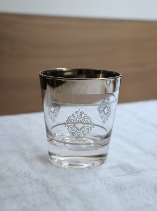 22kt Platinum Scotch Whisky Tumbler, Cutler (Set of 8) | 1960's
