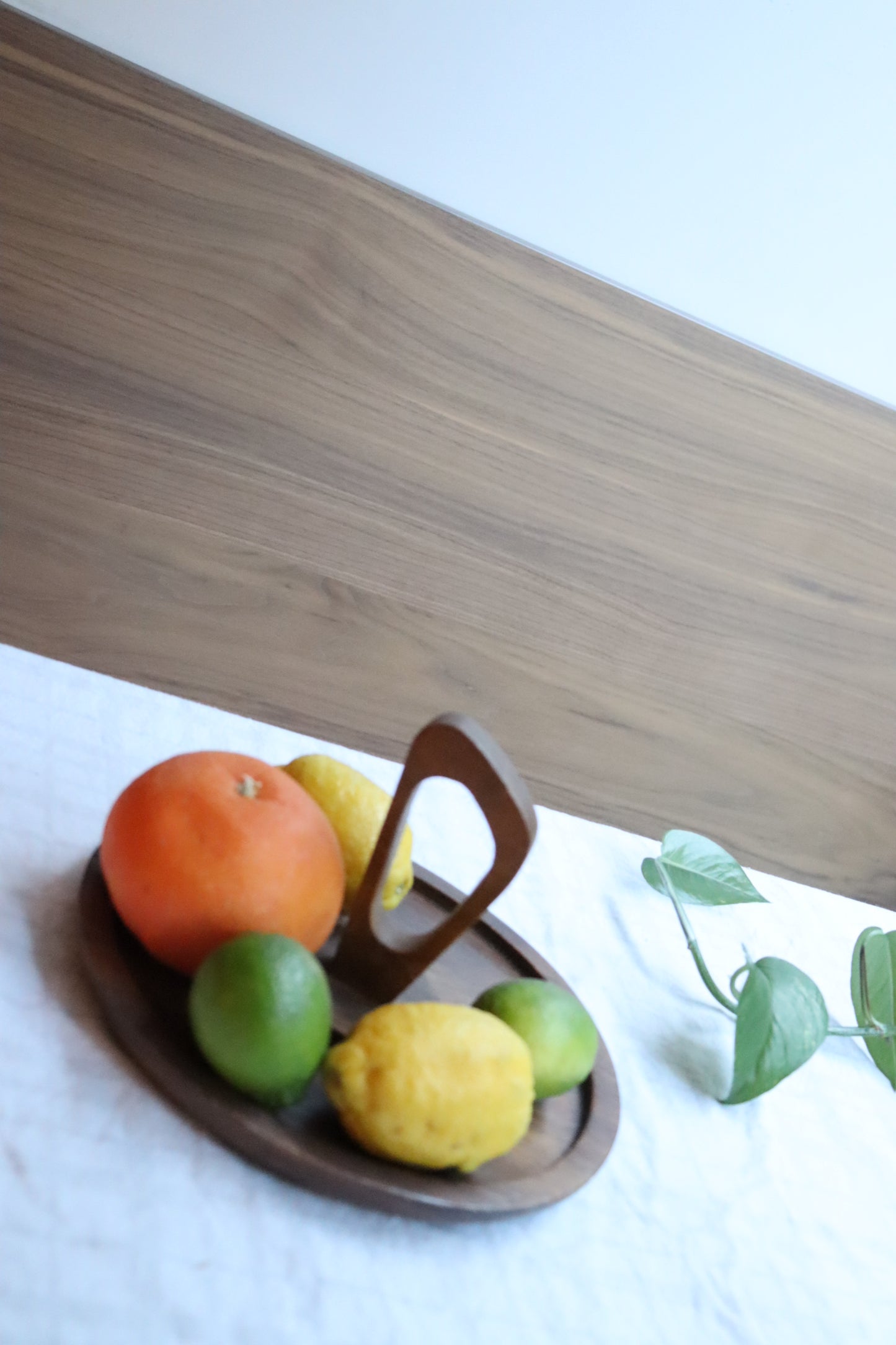 SOLD: Mid-Century Walnut tray | Retro
