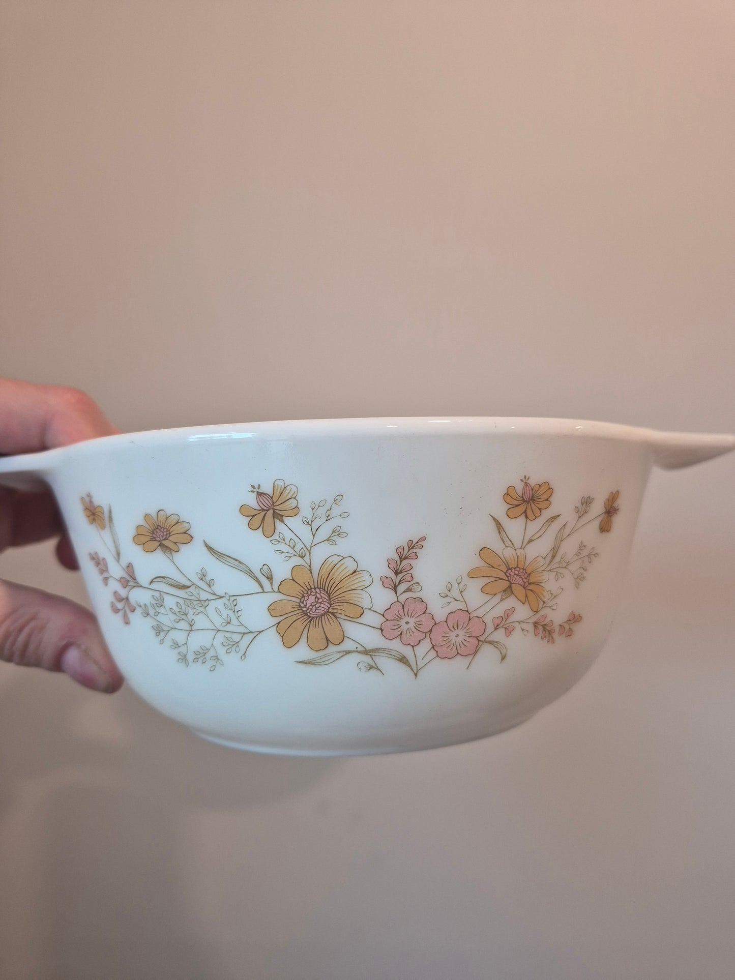 Country Autumn Serving Dish, Pyrex | 1970's