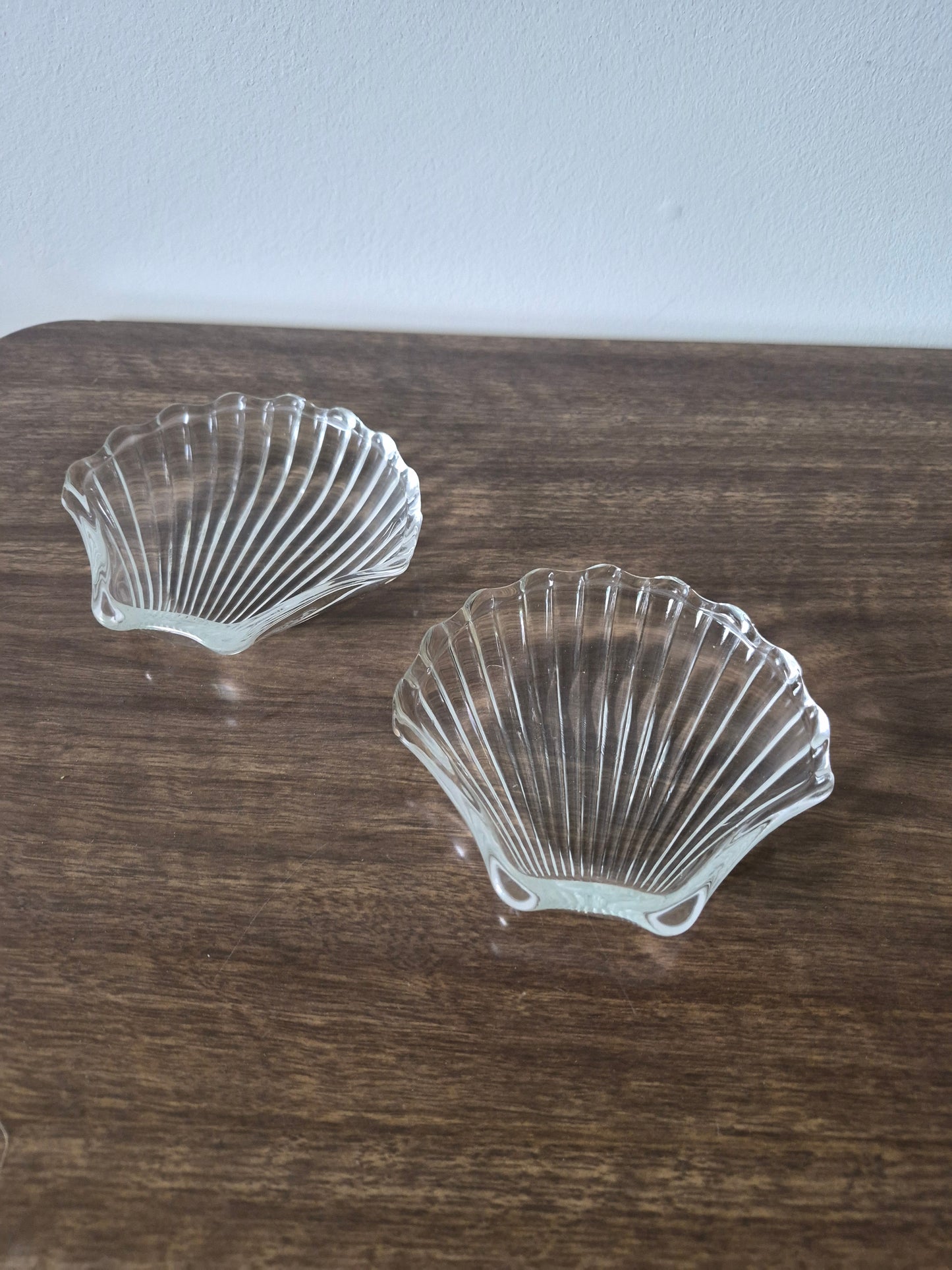 Crystal Seashell Serving Dishes