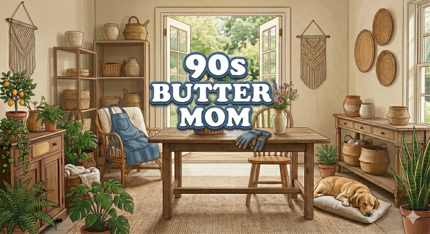 90's Gardening Butter Mom