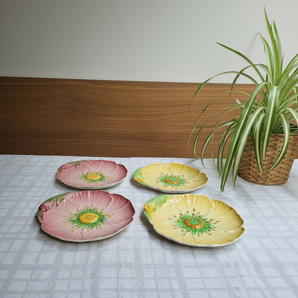 Flower salad plates, Carlton Ware | 1930's