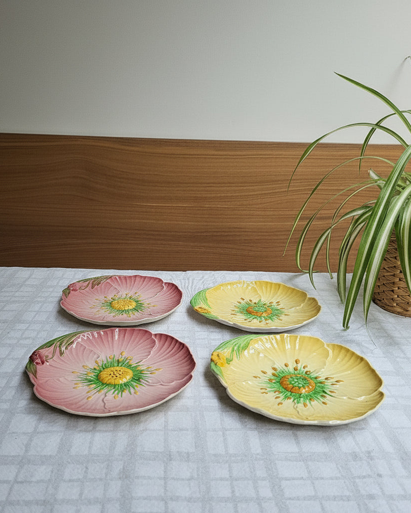 Flower salad plates, Carlton Ware | 1930's