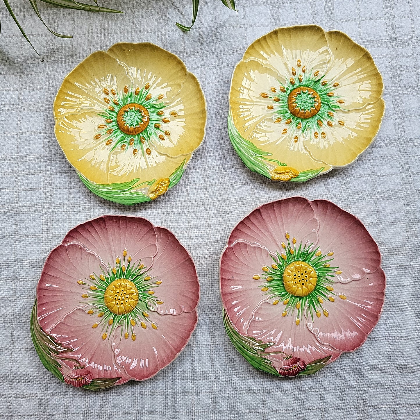 Flower salad plates, Carlton Ware | 1930's