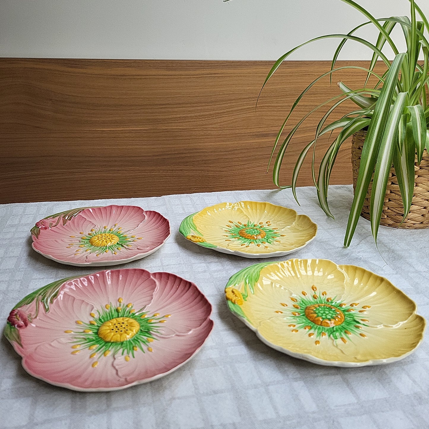 Flower salad plates, Carlton Ware | 1930's
