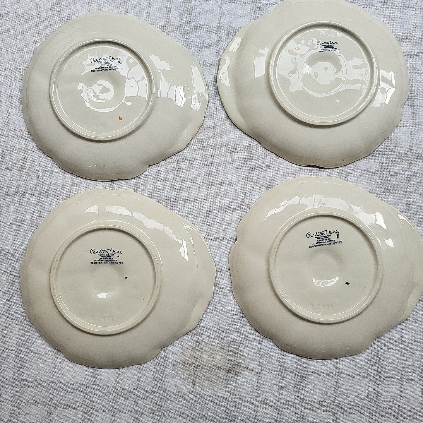 Flower salad plates, Carlton Ware | 1930's