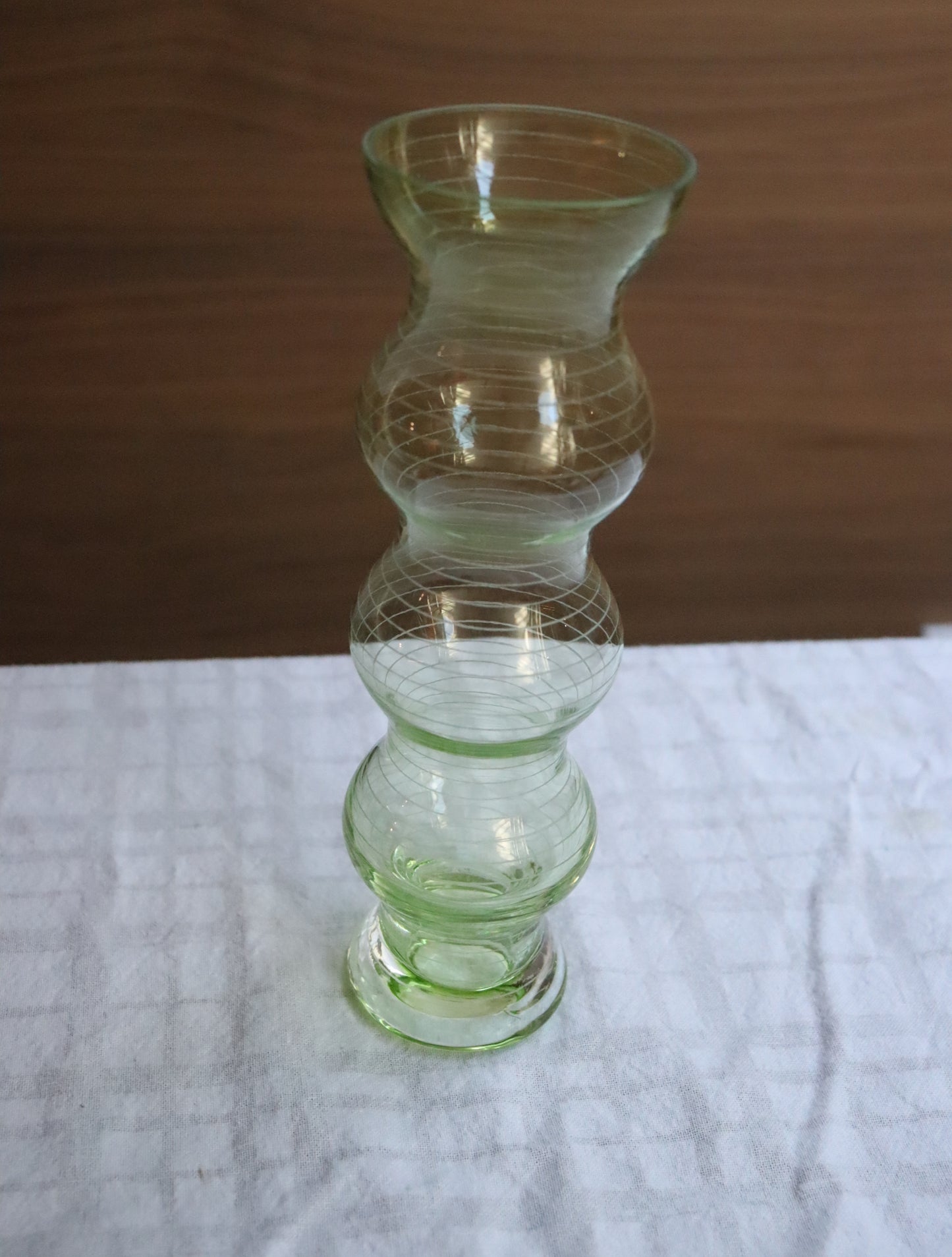 Hand-blown Vases, Empoli-Style (set of 2) | 1960's
