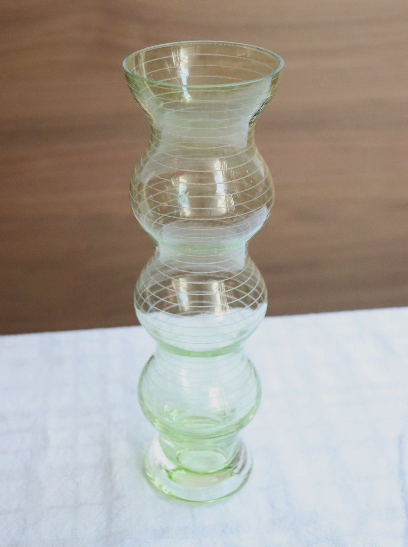 Hand-blown Vases, Empoli-Style (set of 2) | 1960's