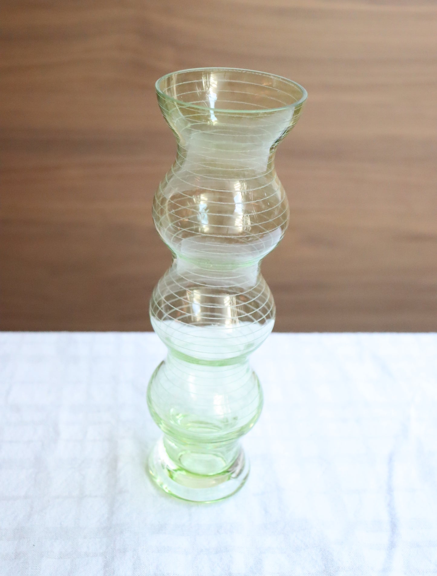 Hand-blown Vases, Empoli-Style (set of 2) | 1960's