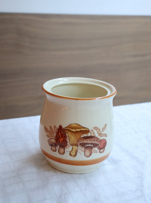 Mushroom Print Cookie Jar