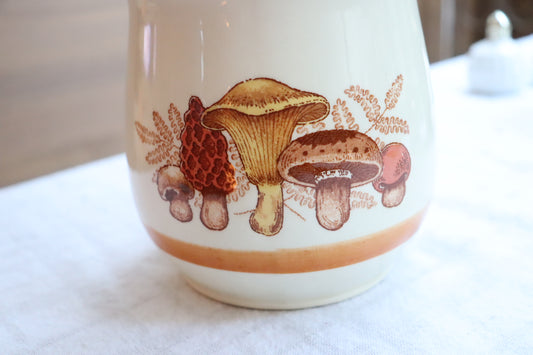 Mushroom Print Cookie Jar