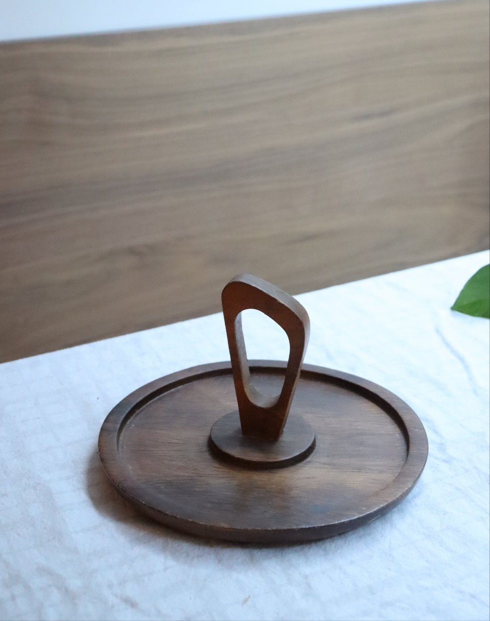 SOLD: Mid-Century Walnut tray | Retro
