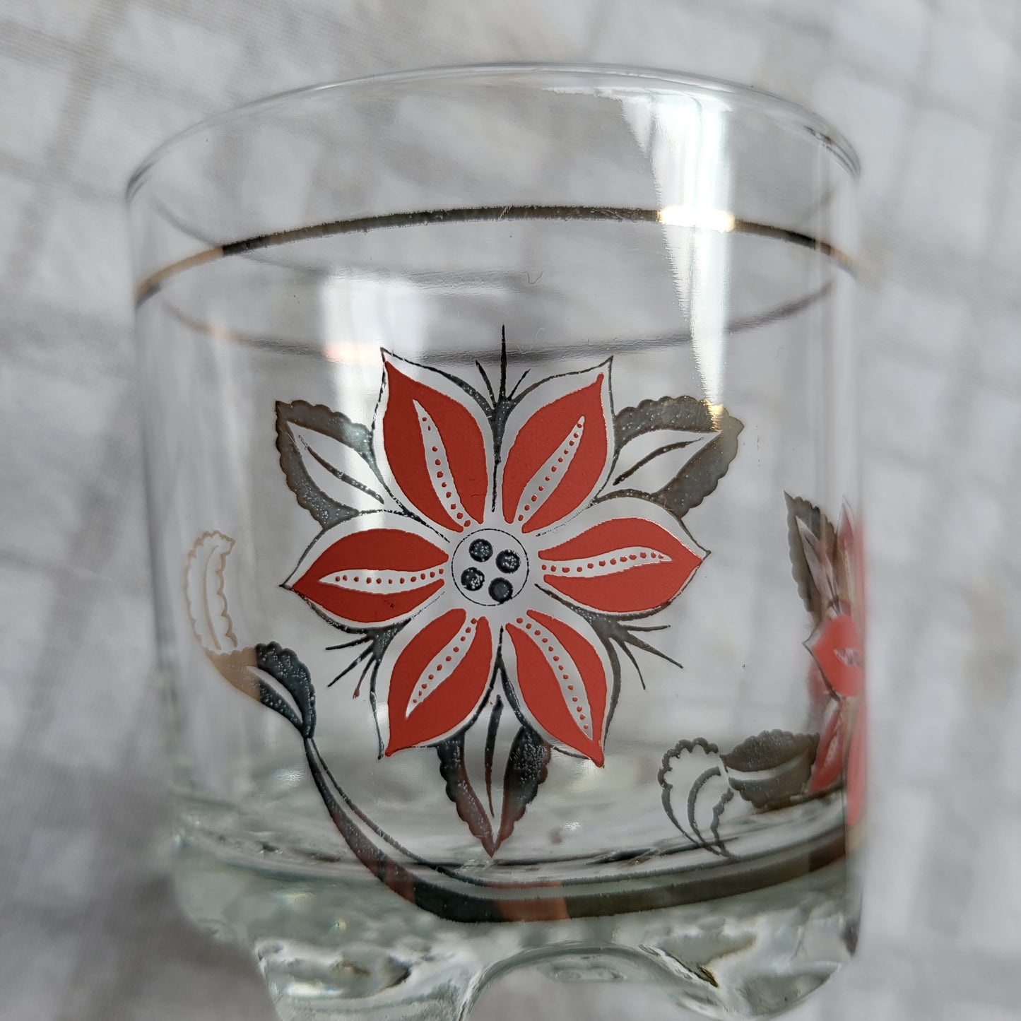 Vintage Italian Cocktail Glasses, Masserini Barocco (set of 4) | 1960's