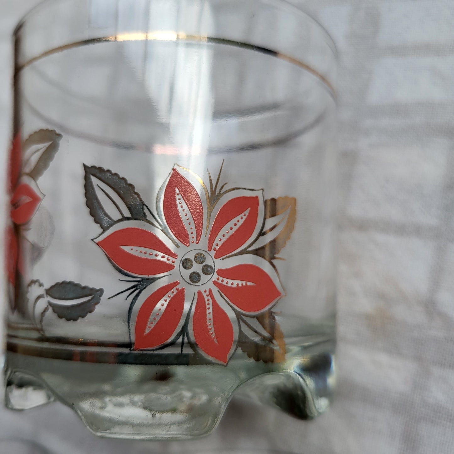 Vintage Italian Cocktail Glasses, Masserini Barocco (set of 4) | 1960's