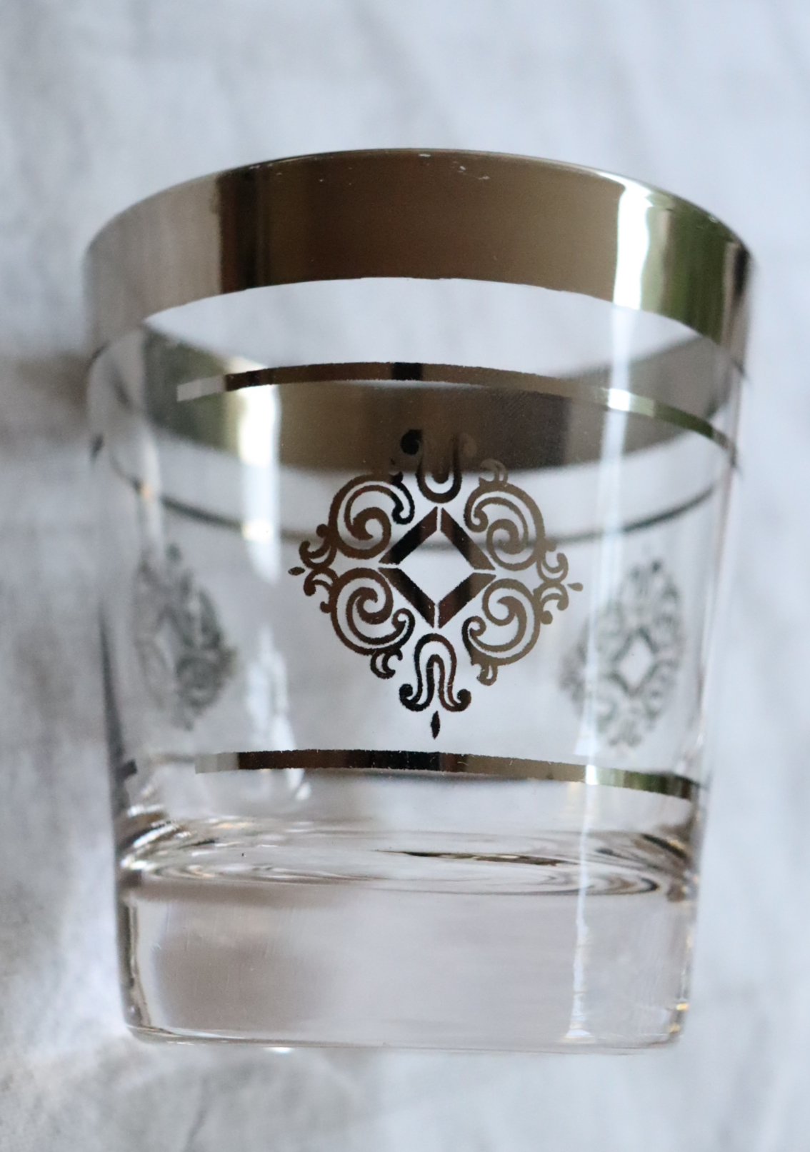 22kt Platinum Scotch Whisky Tumbler, Cutler (Set of 8)  |  1960's