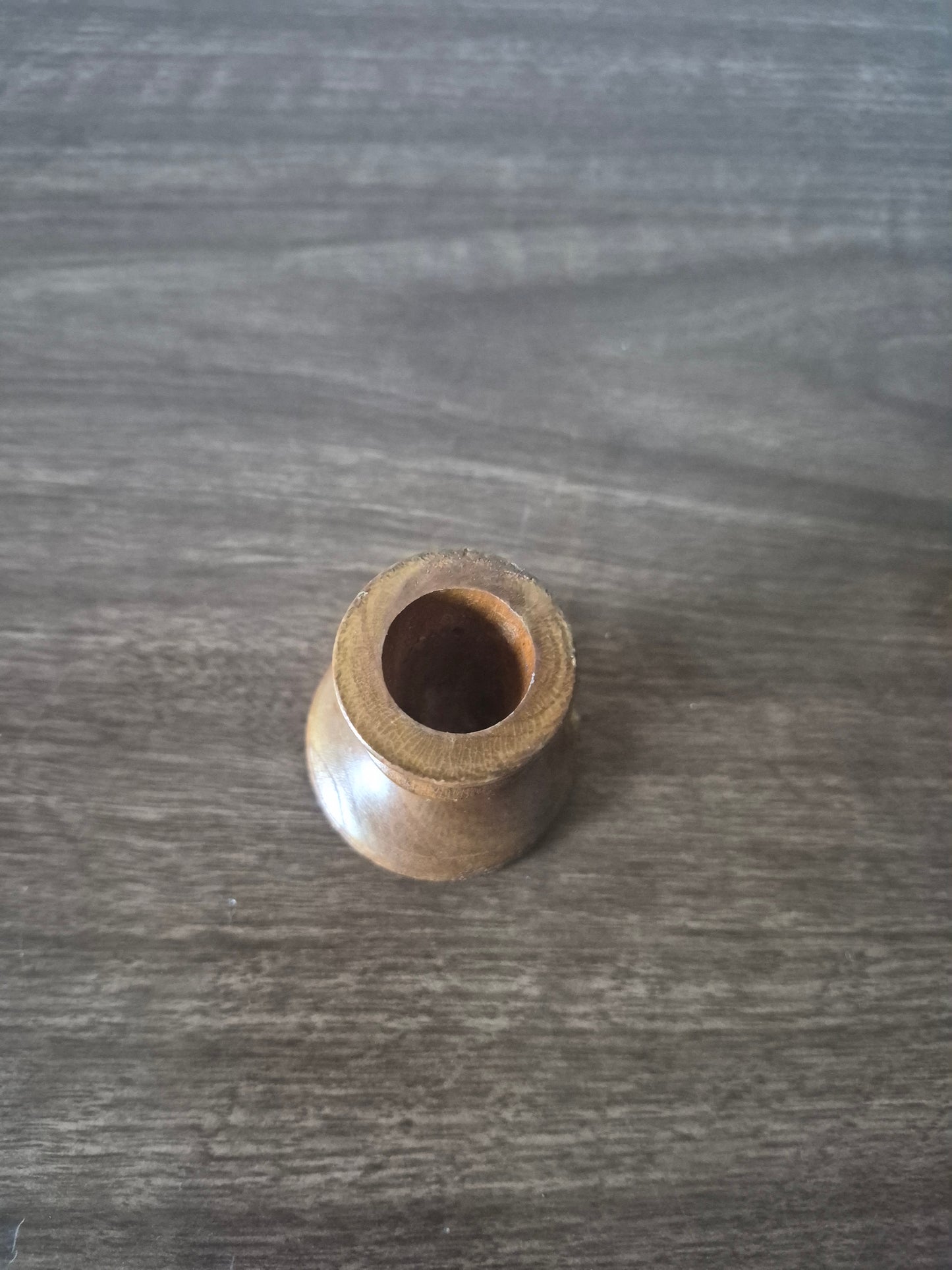 Wooden Vintage Candlestick Holder