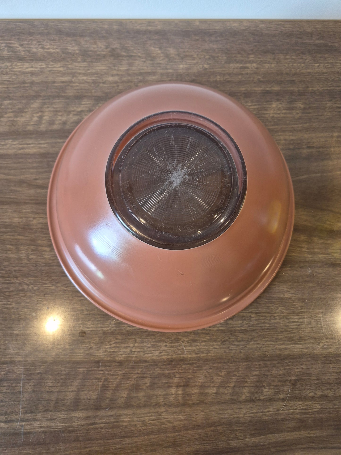Pink Pyrex Mixing Bowl, Autumn Horizon, 1960s