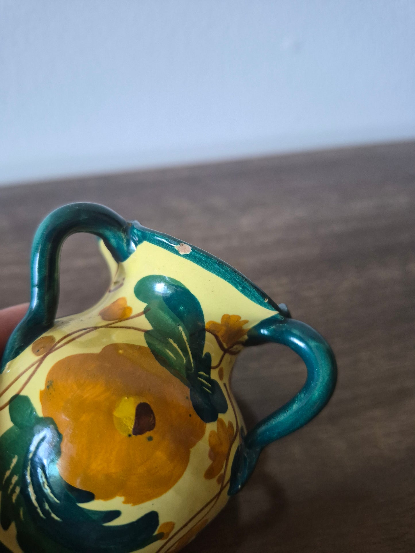 Tiny Hand-Painted Italian Pottery, Studio Pottery