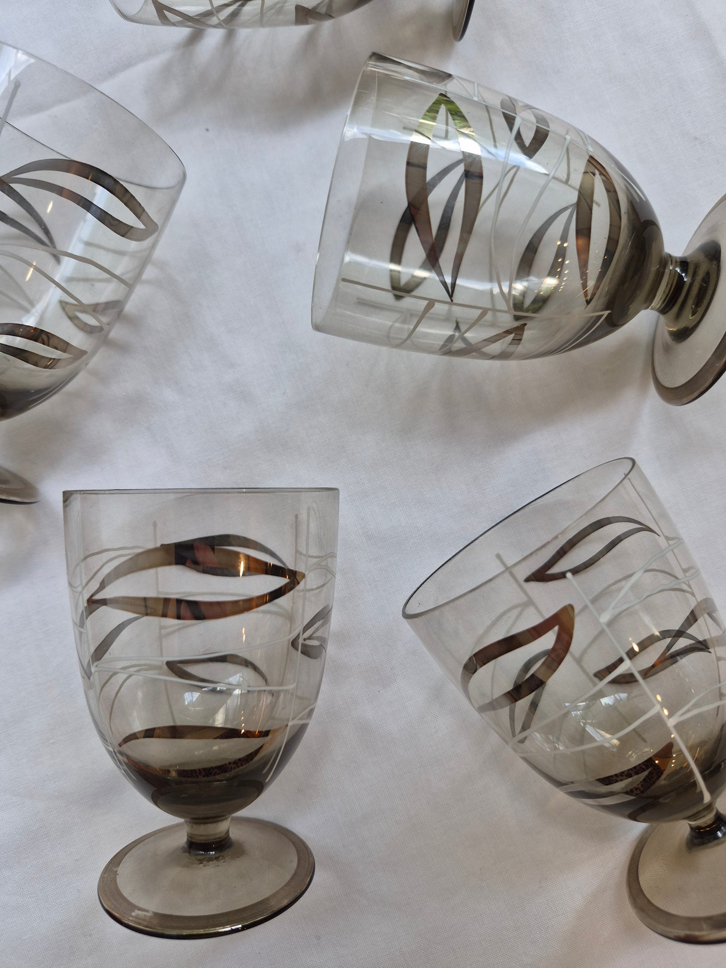 Mid-Century European Claret Jug & Matching Glasses | 1960's