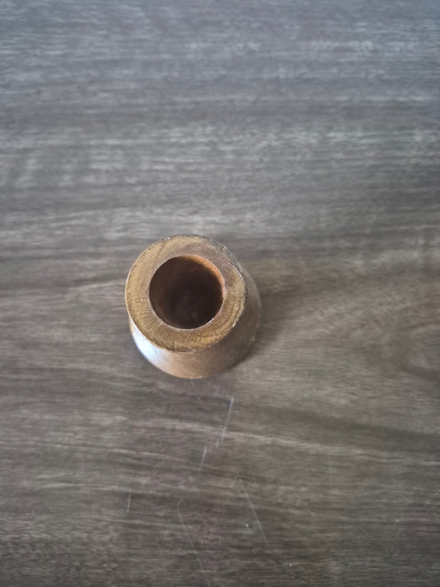 Wooden Vintage Candlestick Holder