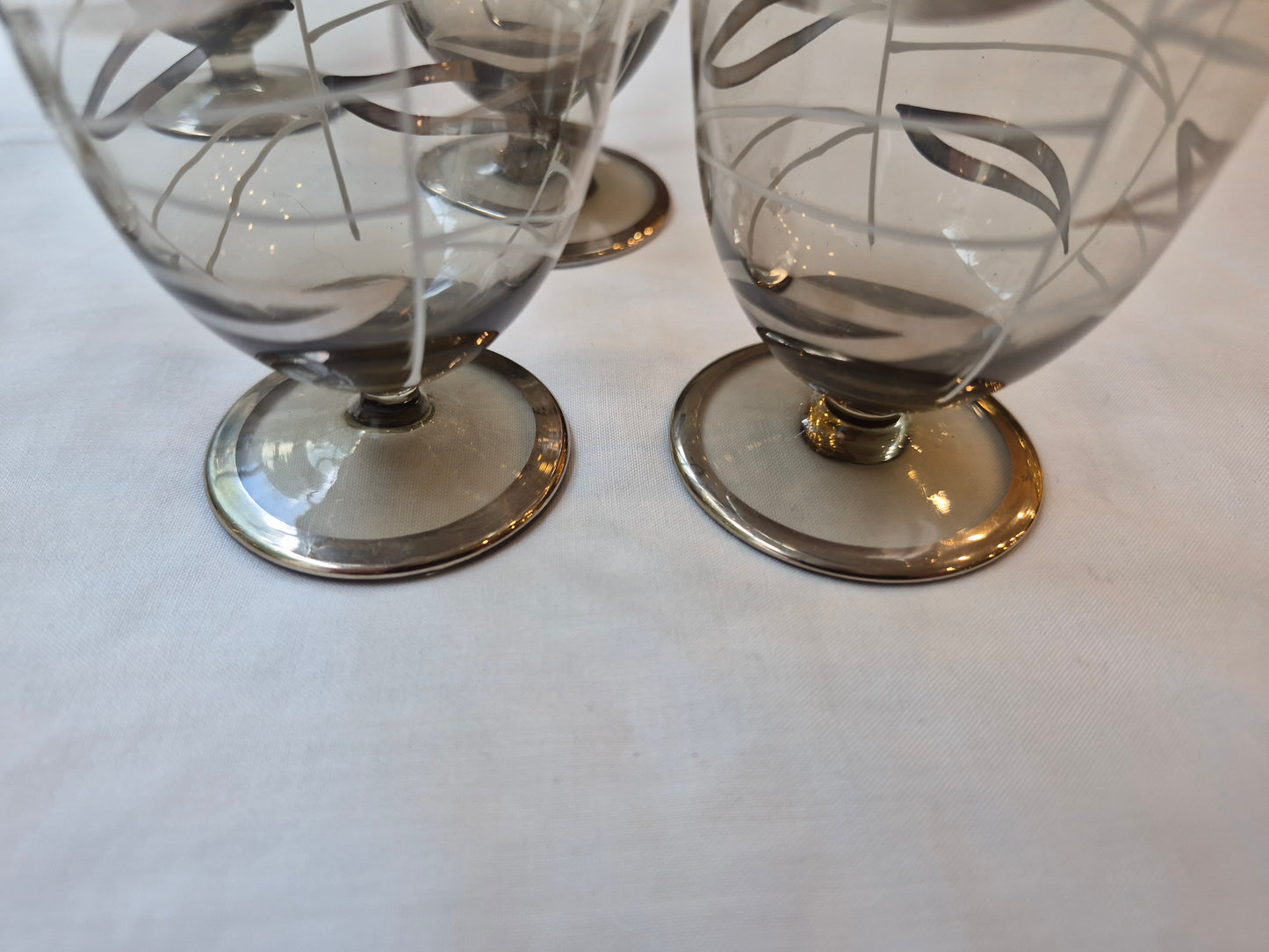 Mid-Century European Claret Jug & Matching Glasses | 1960's