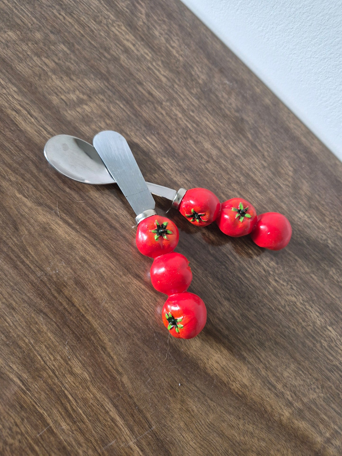 Tomato Utensils for Wine and Cheese,