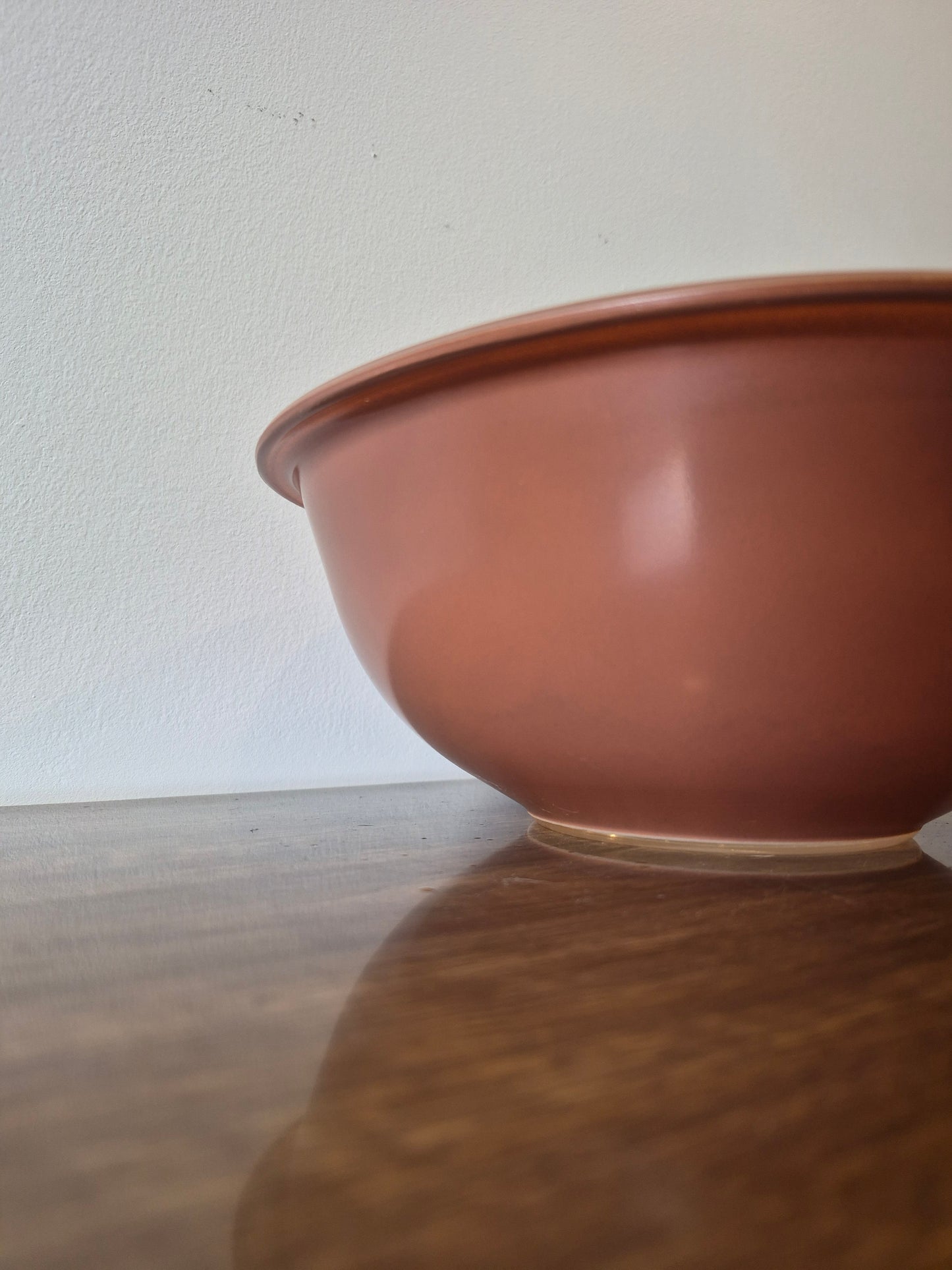 Pink Pyrex Mixing Bowl, Autumn Horizon, 1960s