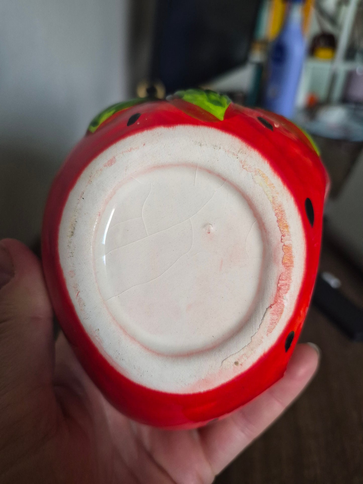 Ceramic Strawberry Decorative Item