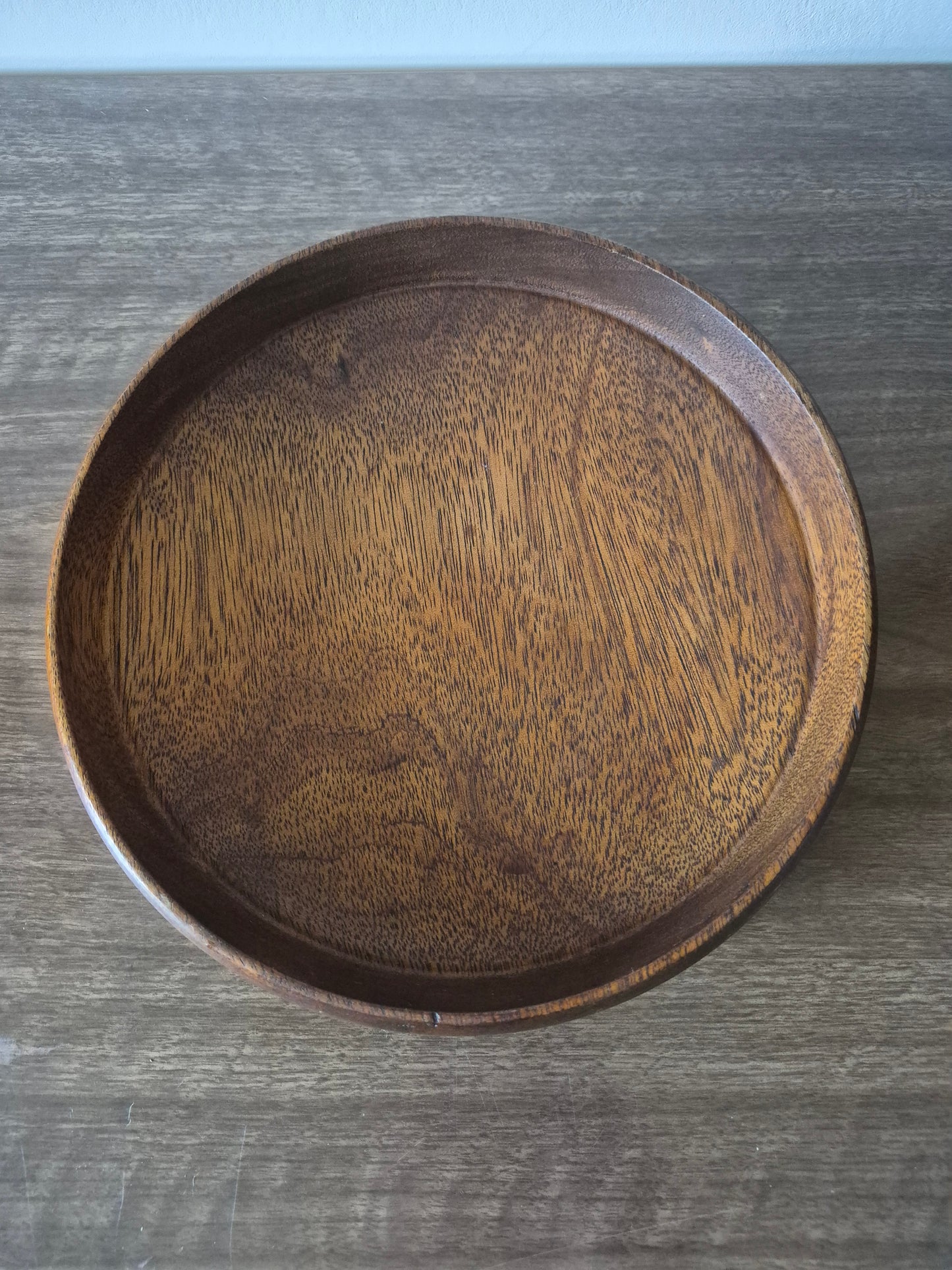 Solid Wood Serving Bowl