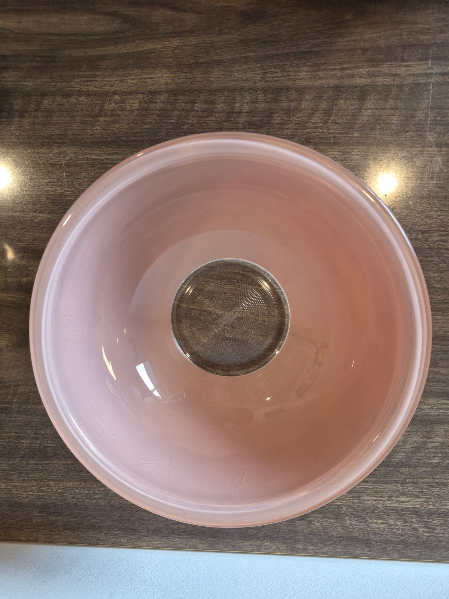 Pink Pyrex Mixing Bowl, Autumn Horizon, 1960s