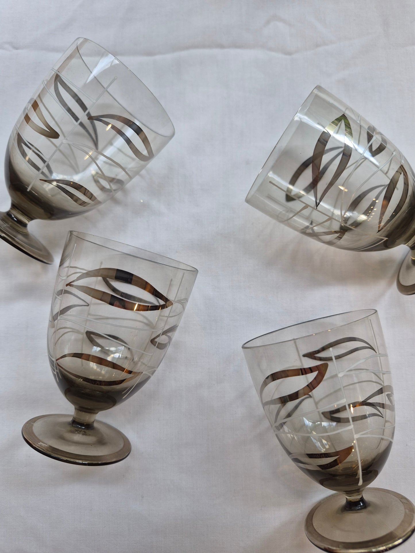 Mid-Century European Claret Jug & Matching Glasses | 1960's