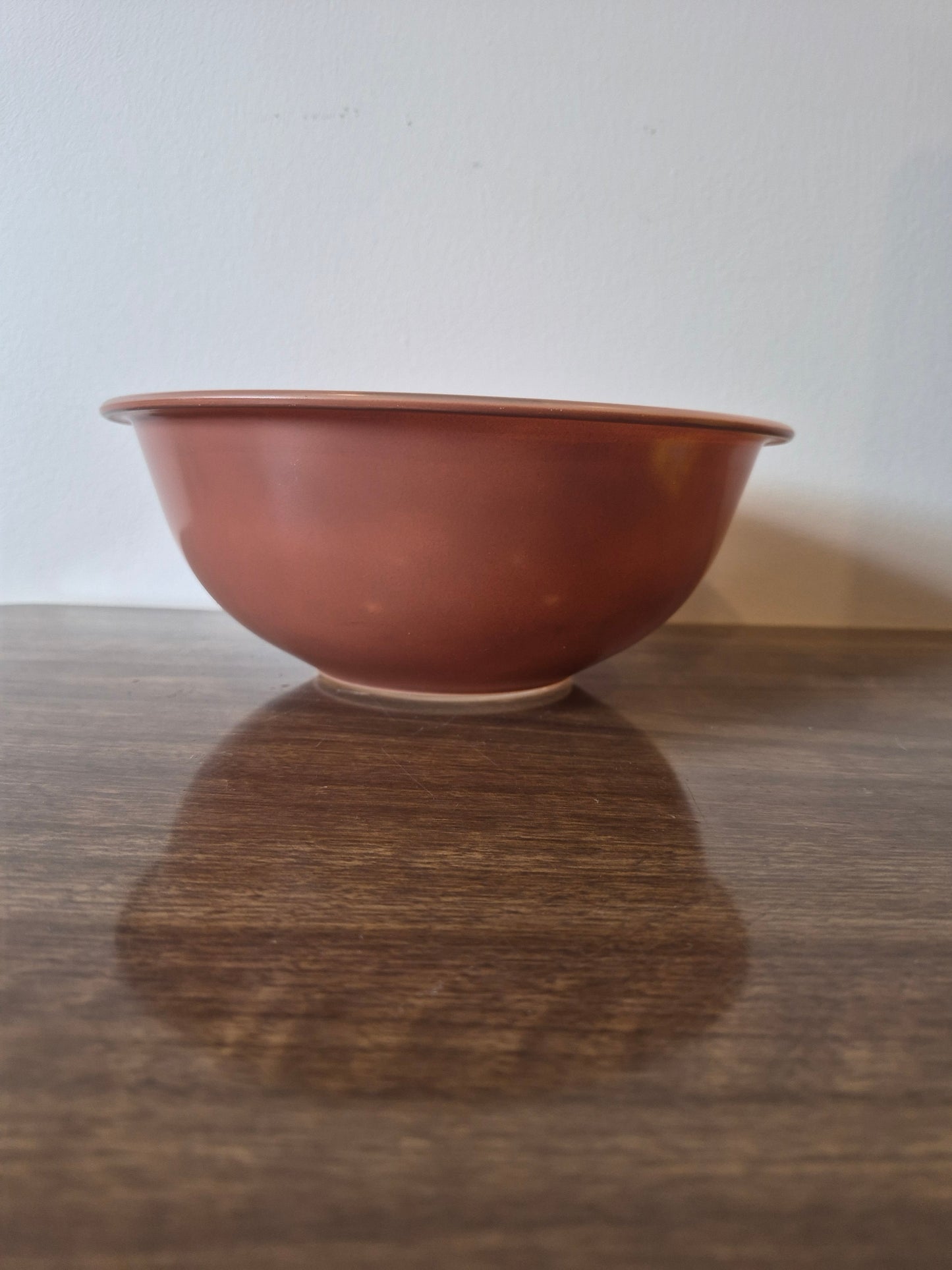 Pink Pyrex Mixing Bowl, Autumn Horizon, 1960s