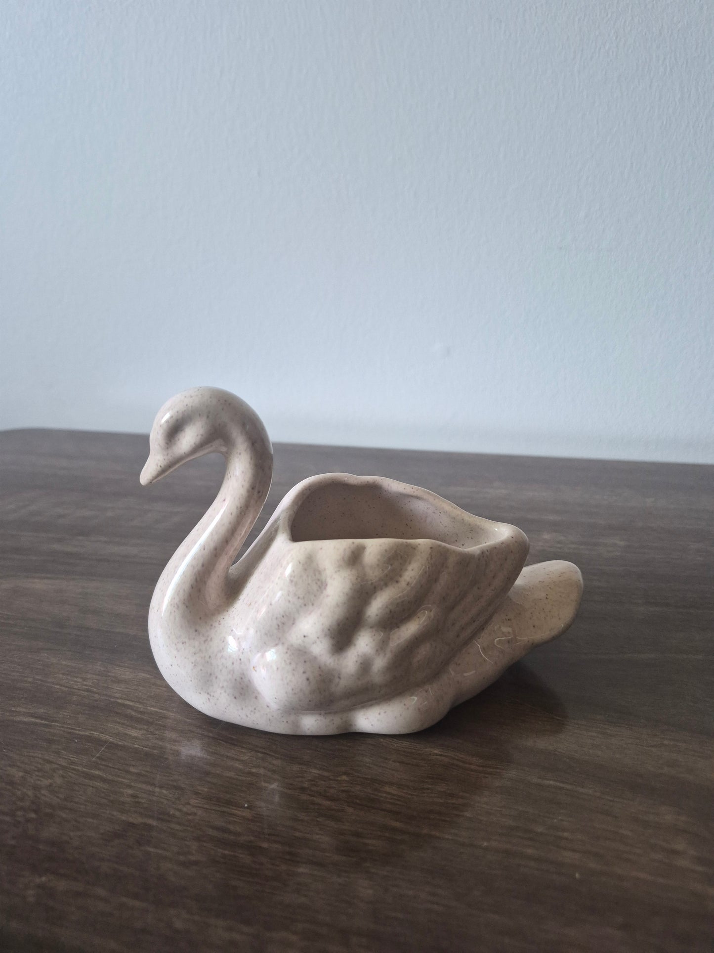 Pink Swan Plant Pot | 1980's