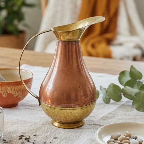 Copper and Brass Vase