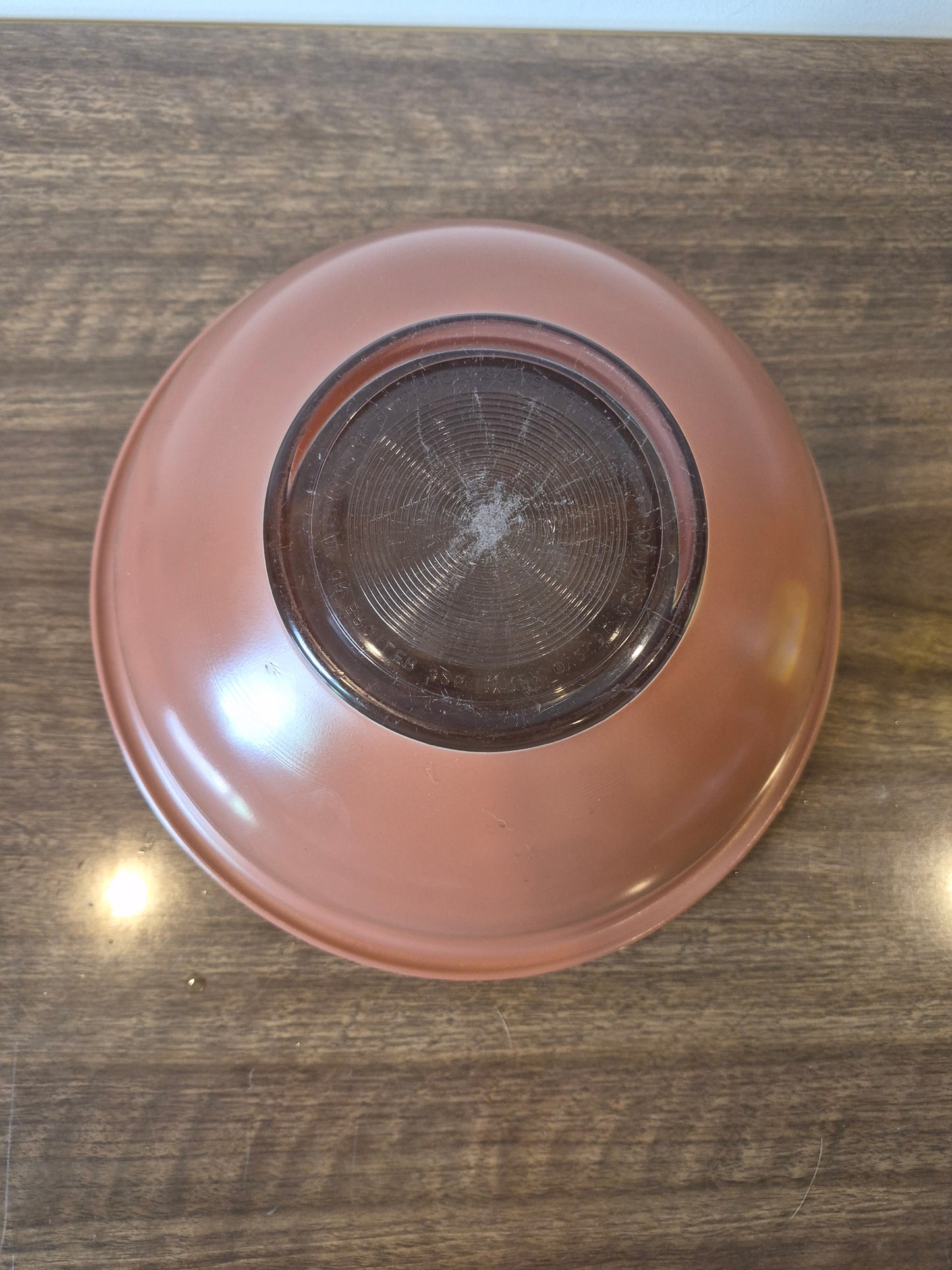 Pink Pyrex Mixing Bowl, Autumn Horizon, 1960s