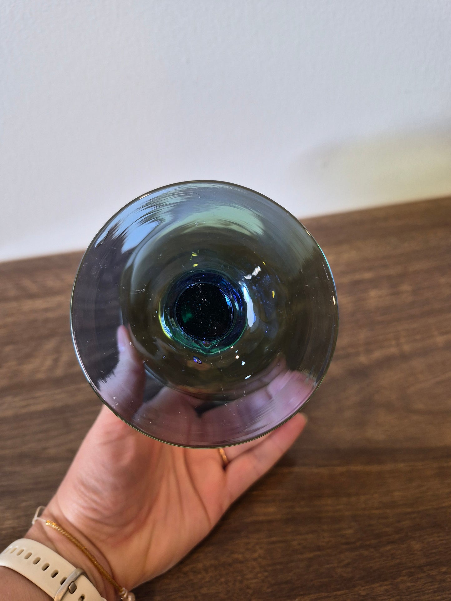 Blown Glass Candy Dish, 1940s