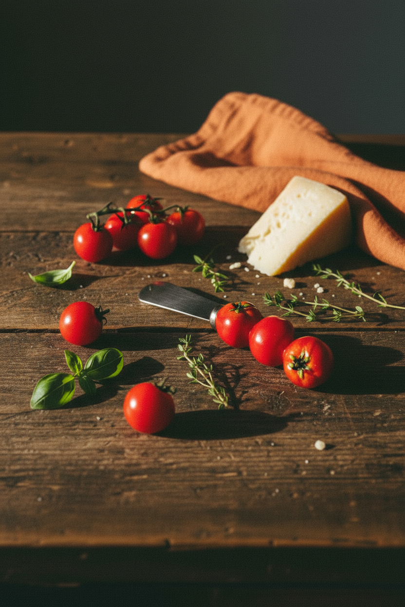 Tomato Utensils for Wine and Cheese,