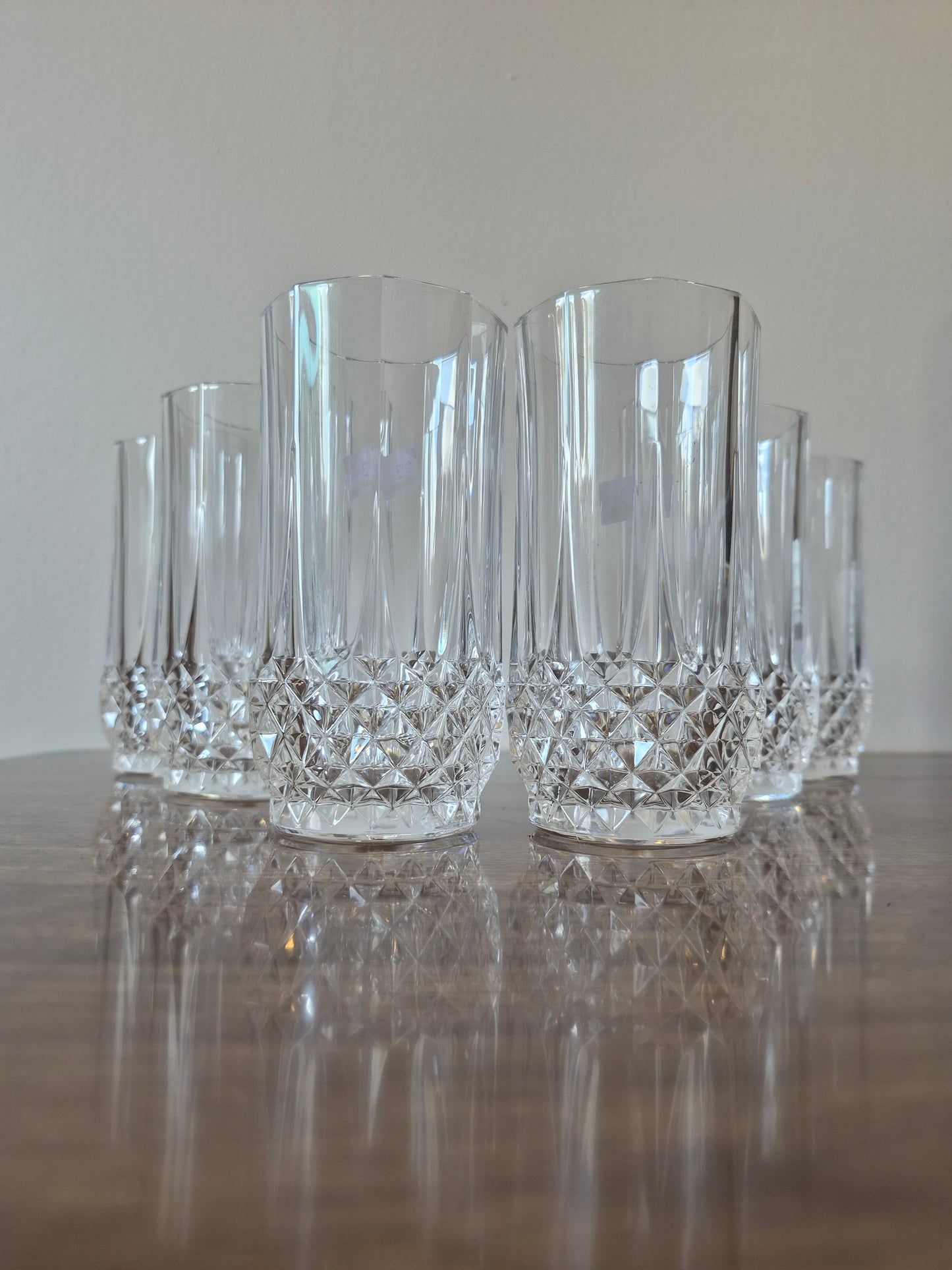 Crystal Water Glasses, Cristal D'Arques (Set of 6)  |  1970's