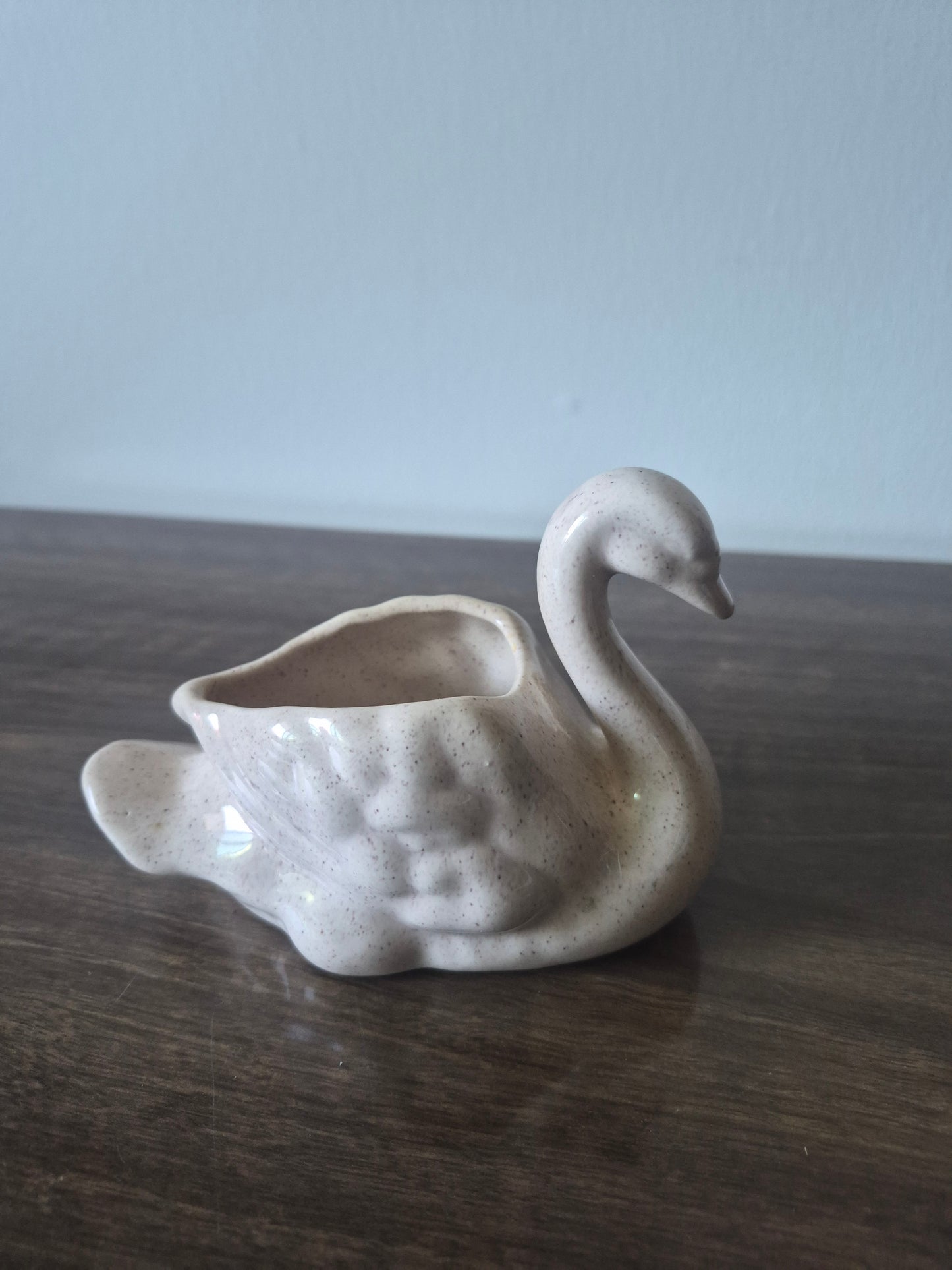 Pink Swan Plant Pot | 1980's