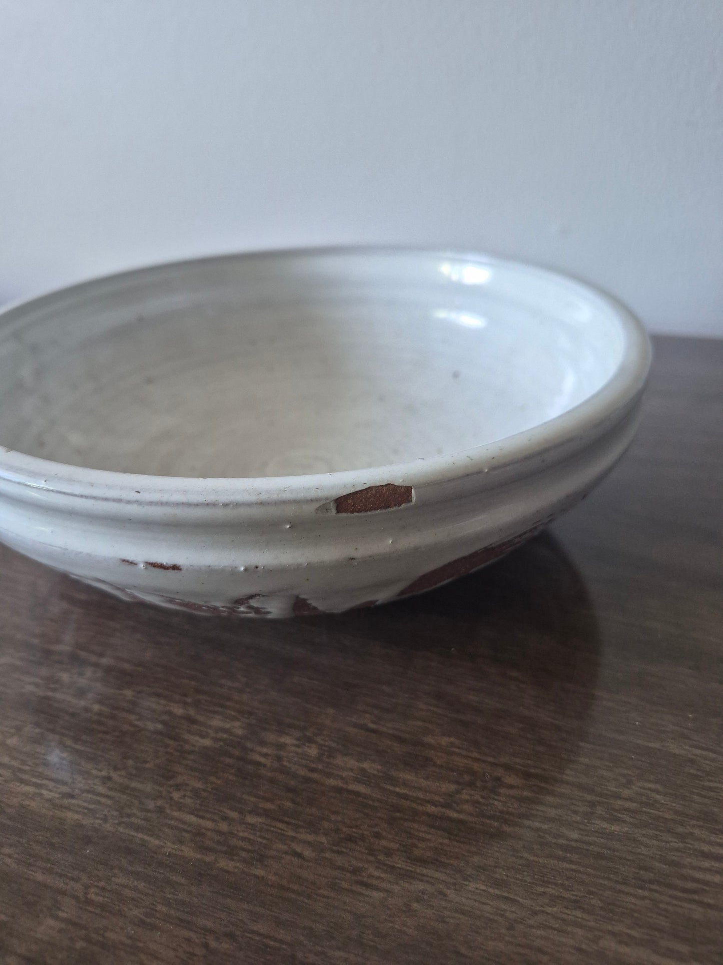 Terracotta Hand-Painted Decorative Bowl, Studio Pottery