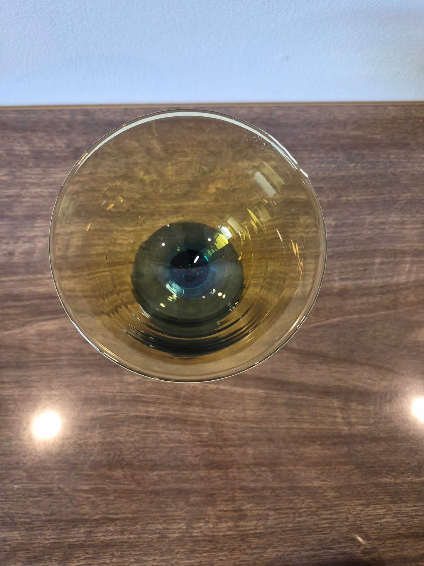 Blown Glass Candy Dish, 1940s