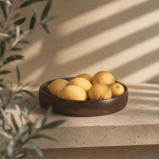 Solid Wood Serving Bowl