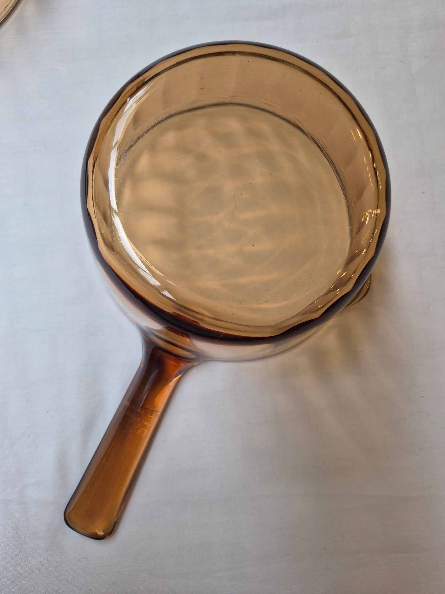 Sepia Glass Pots, Vision by Corning (set of 2) | 1970's