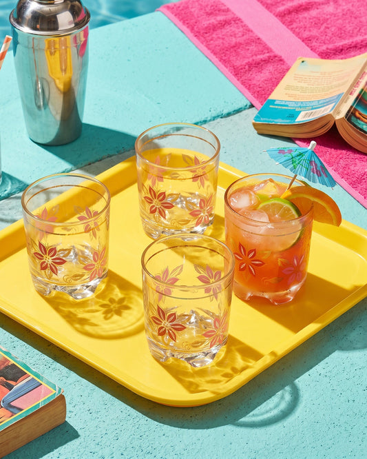 Vintage Italian Cocktail Glasses, Masserini Barocco (set of 4) | 1960's