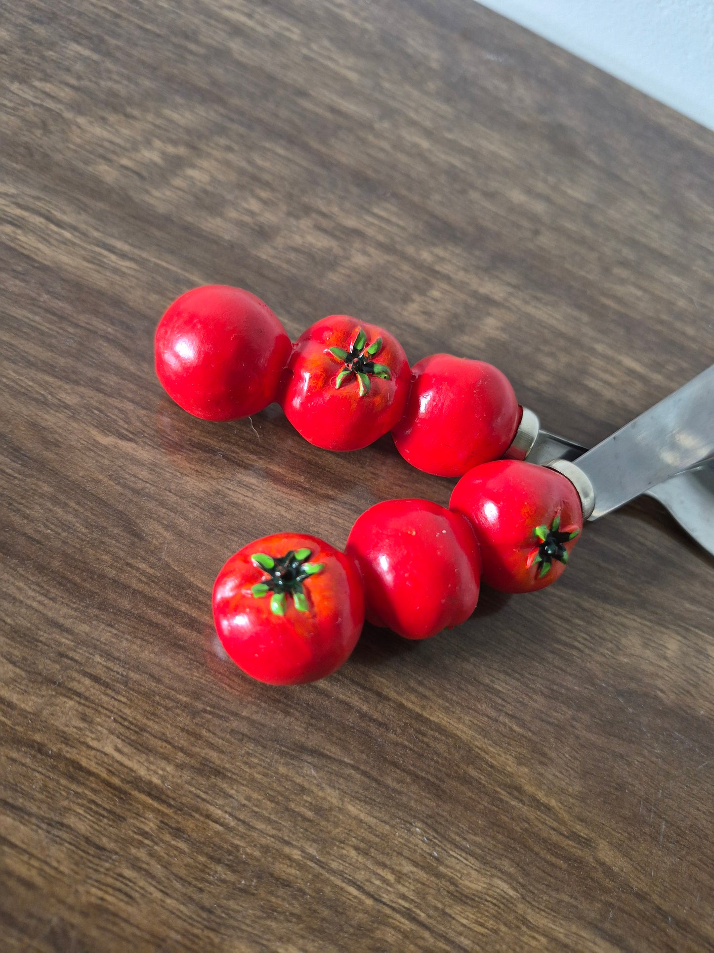 Tomato Utensils for Wine and Cheese,